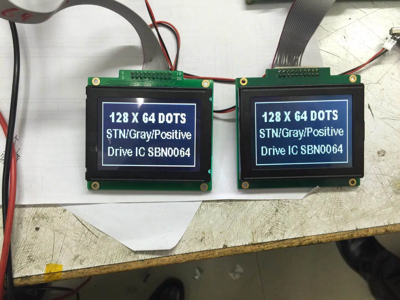 240*64 Graphic Stn LCD Module T6963c 20 Pin Wide Temperature Industrial Display
