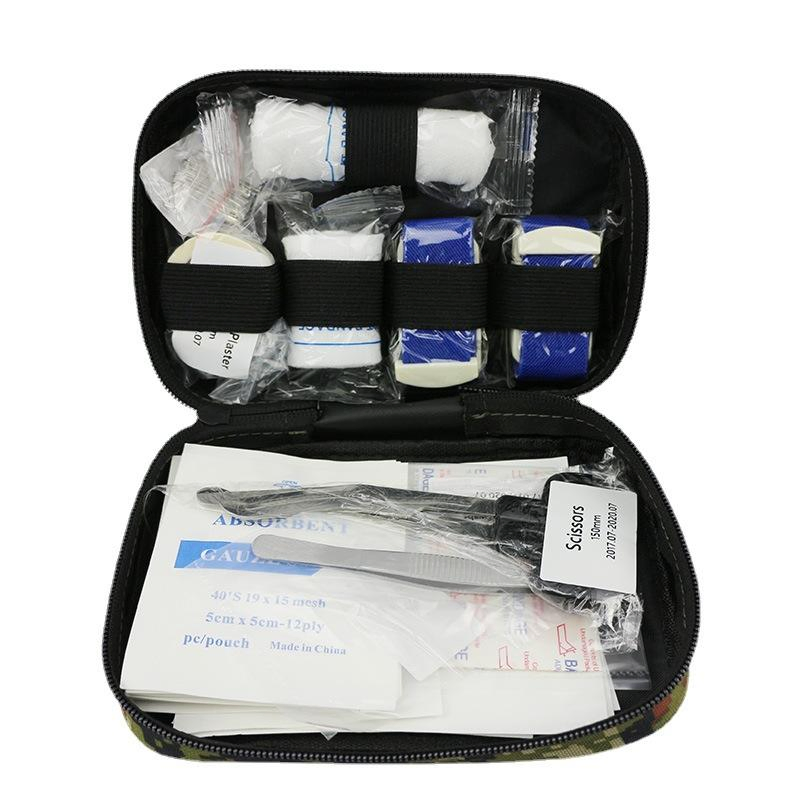 Survival First Aid Trauma Kit with Essential Emergency Medical Supplies