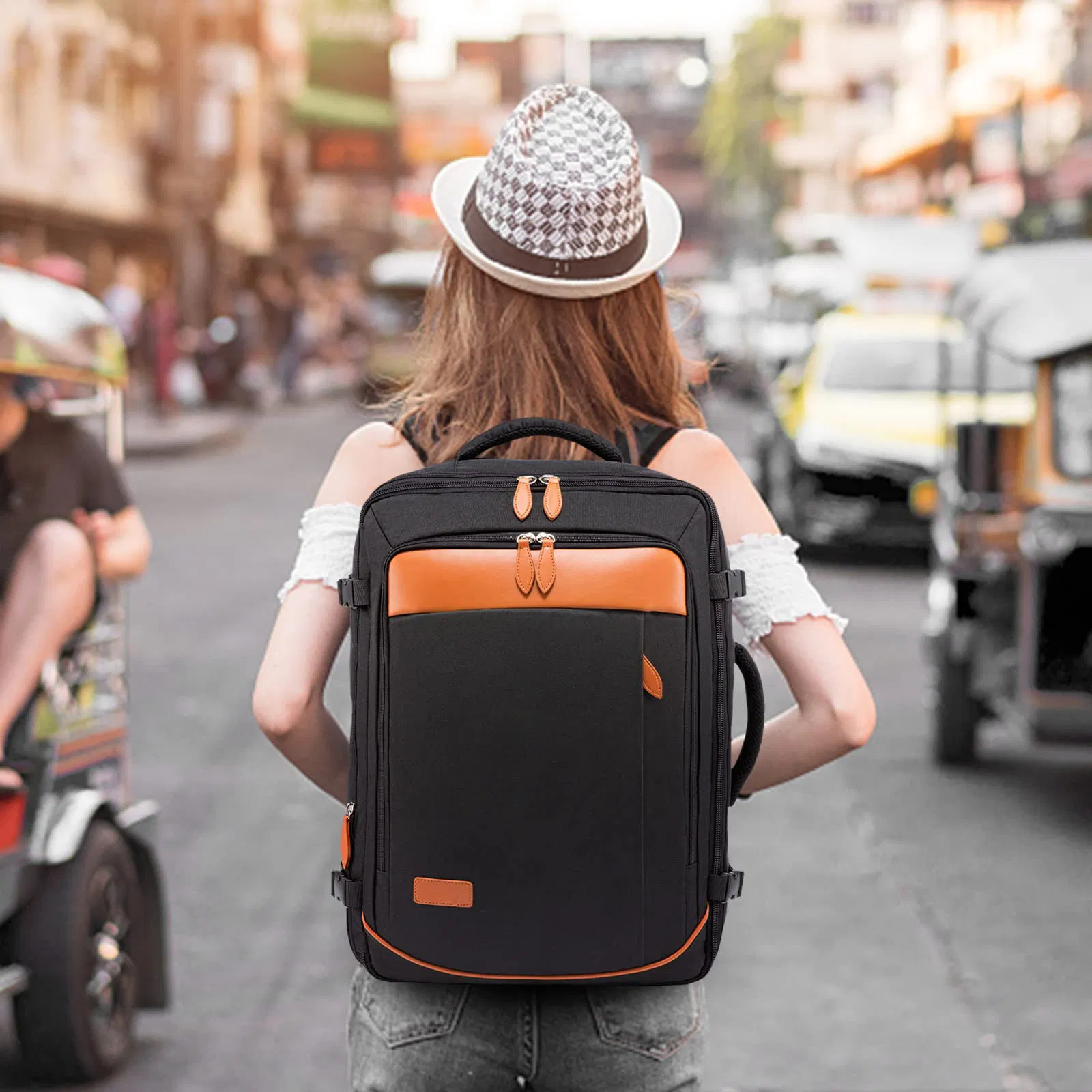 Carry on Flight Backpack for International Travel Bag Water Resistant Laptop Backpacks