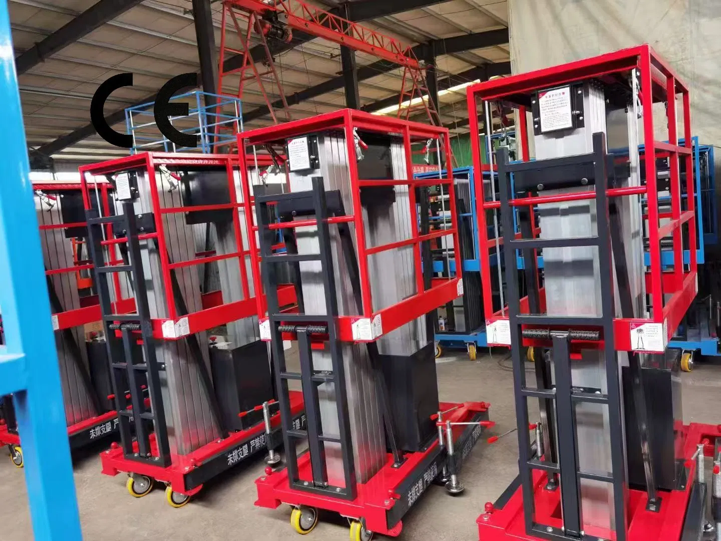 Airport Aluminum Alloy Lift Aerial Work Platform for Aircraft Maintenance