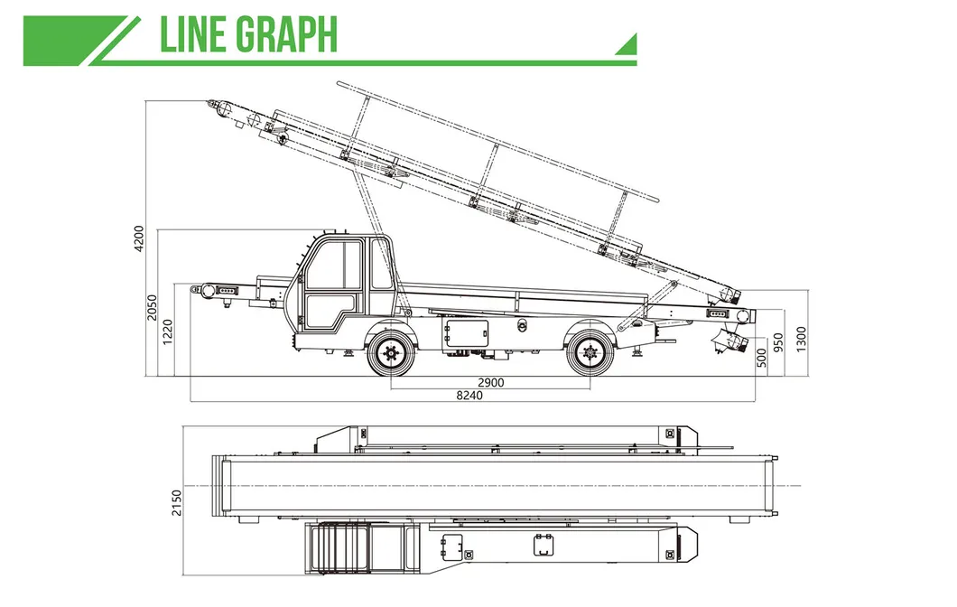 Airport Ground Support Equipment Self-Propelled Conveyor Belt Loader