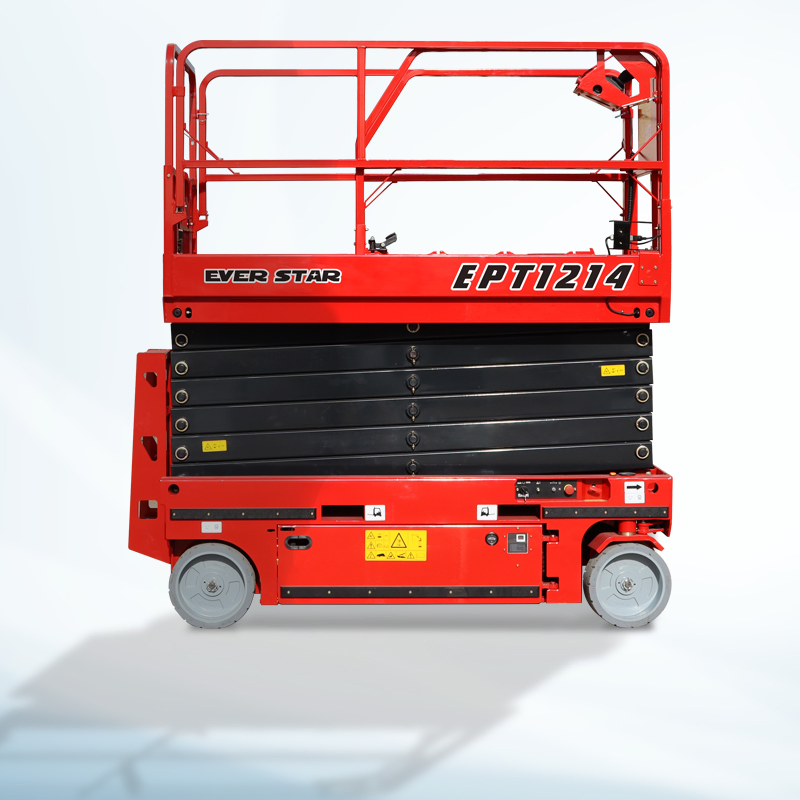 4-16m Dual Brake Aerospace Assembly Aircraft Maintenance Battery Electric Scissor Lift