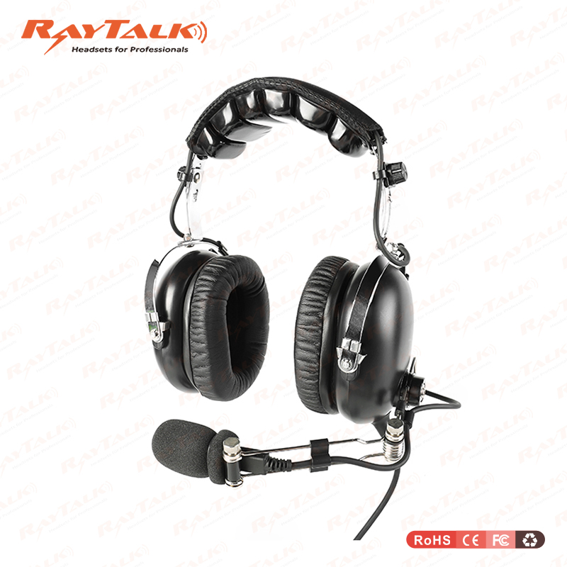 Excellent Performance Pilot Aviation Headset with 6.3mm Connectors in Ga Plug