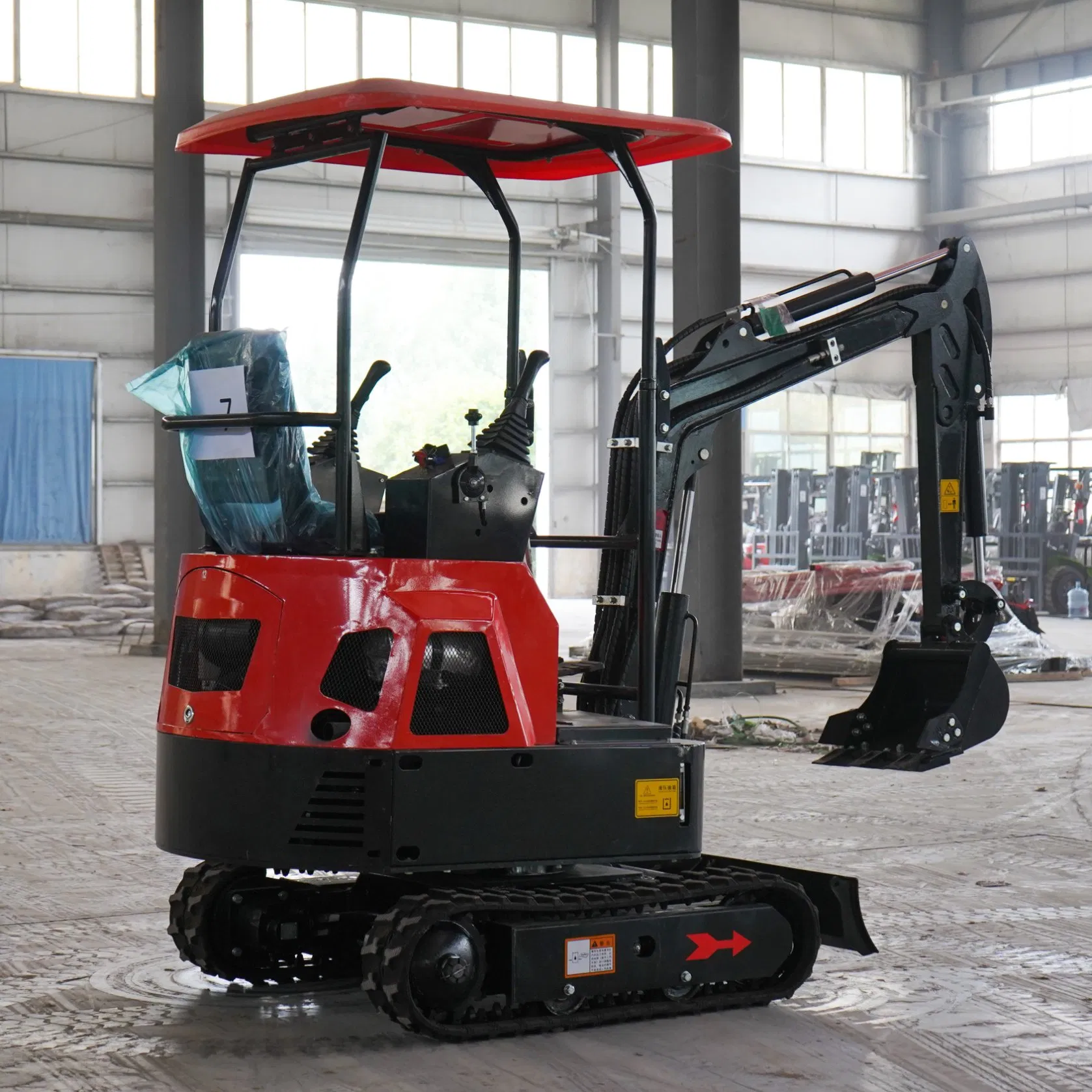 150 Large Excavator Home Orchard Ditching Excavator Multi-Functional Crushing Excavator Garden Use