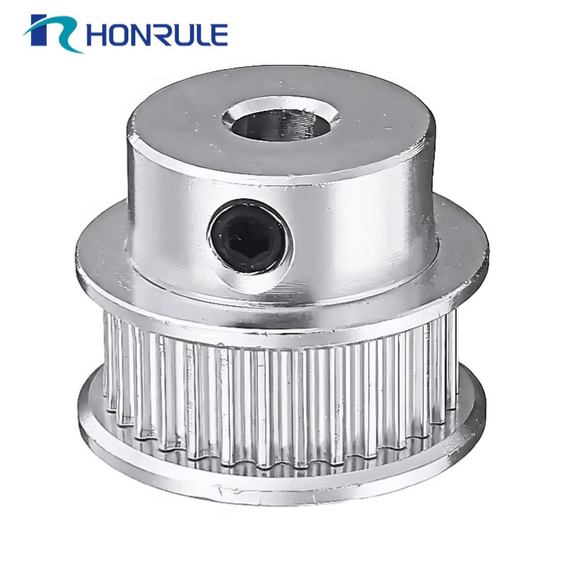 CNC Machining Timing Pulley Htd 3mm 5mm 8mm T5 T10 At5 At10 Mxl XL L Aluminum Steel Synchronous Pulley OEM ODM Support Custom Pulley Gear