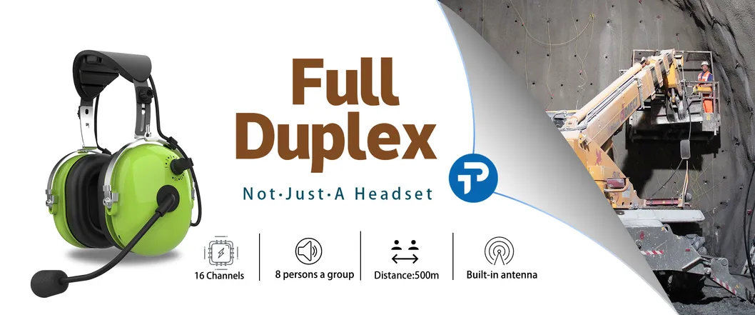 Advanced Full Duplex Intercom Headset