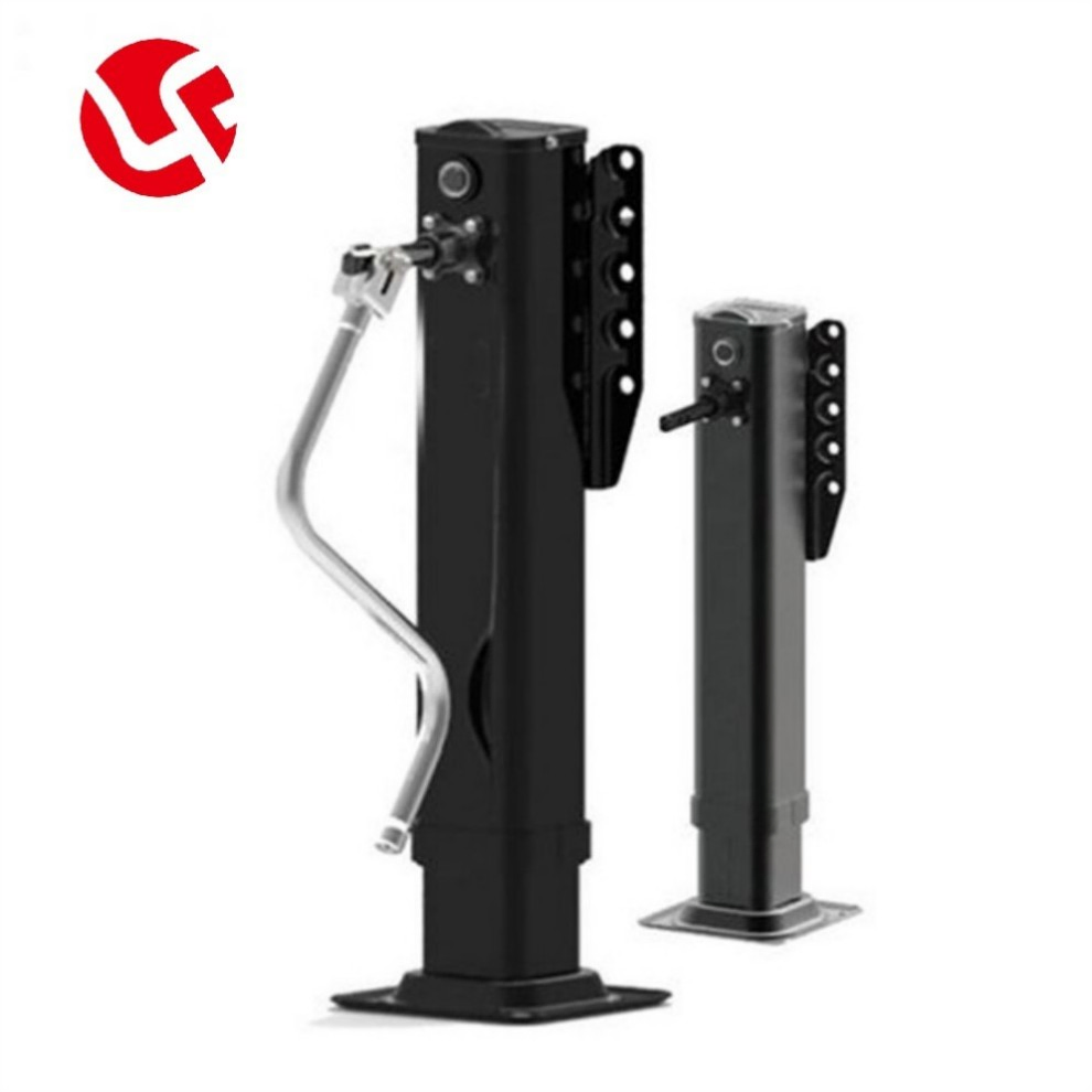 New Condition Steel Material 50kg Semi-Mounted Built-in Landing Gear for Light Truck Trailer Support Function Light