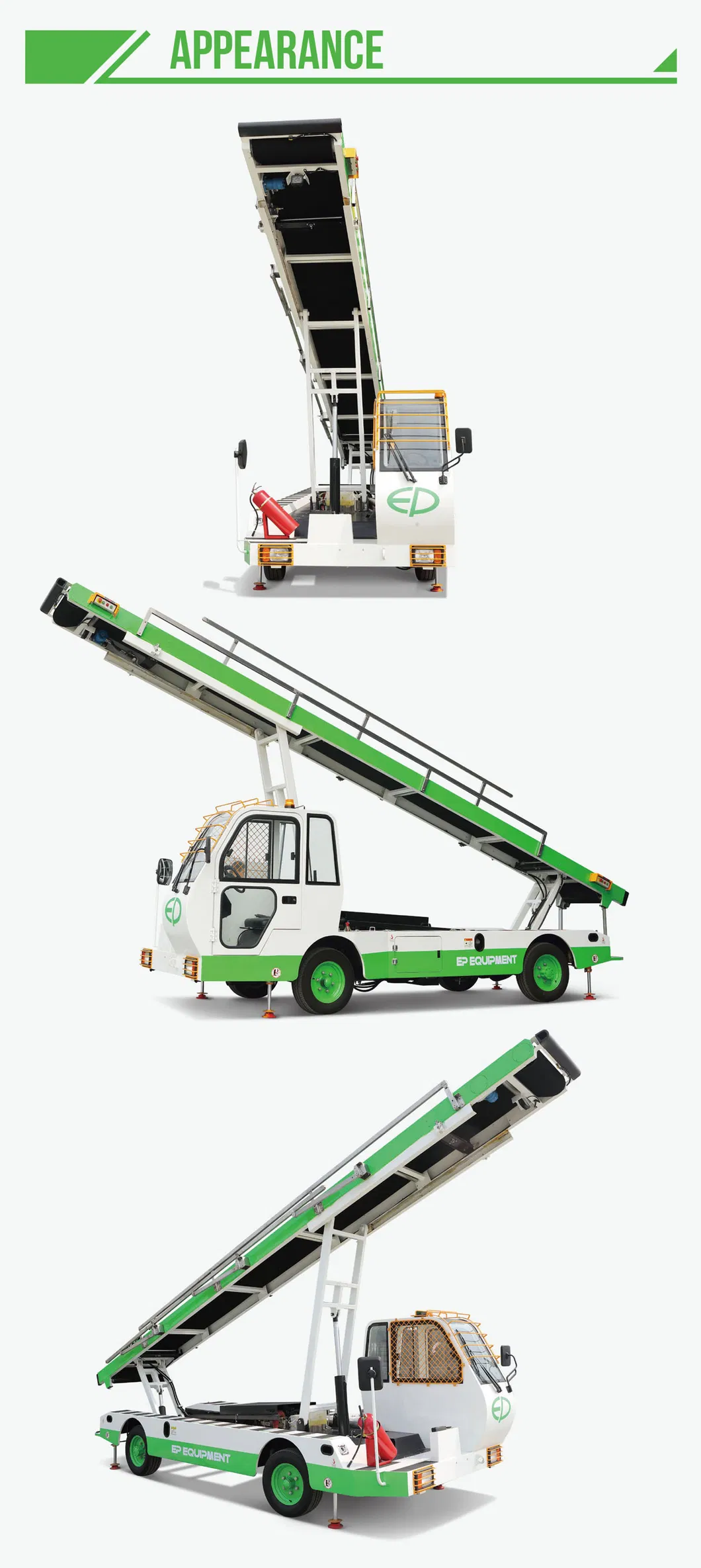 Airport Ground Support Equipment Self-Propelled Conveyor Belt Loader