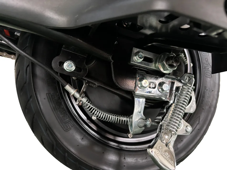 Rear wheel and brake system