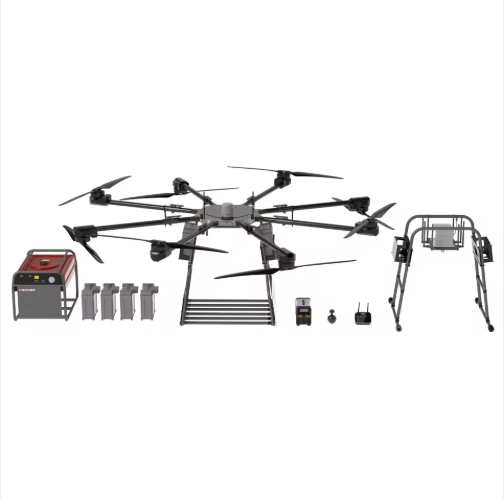 Construction Materials Transport Drone with Obstacle Avoidance - Safe for Site Operations