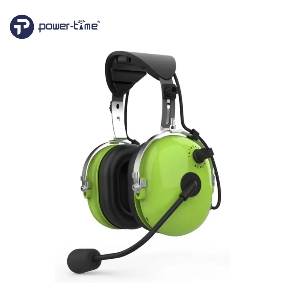 AG-6 Aviation Headset with Internal Antenna for Streamlined and Snag Free Design