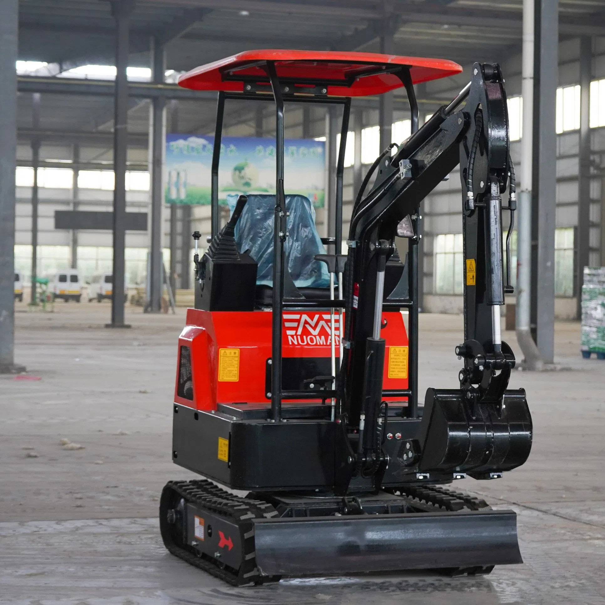 150 Large Excavator Home Orchard Ditching Excavator Multi-Functional Crushing Excavator Garden Use