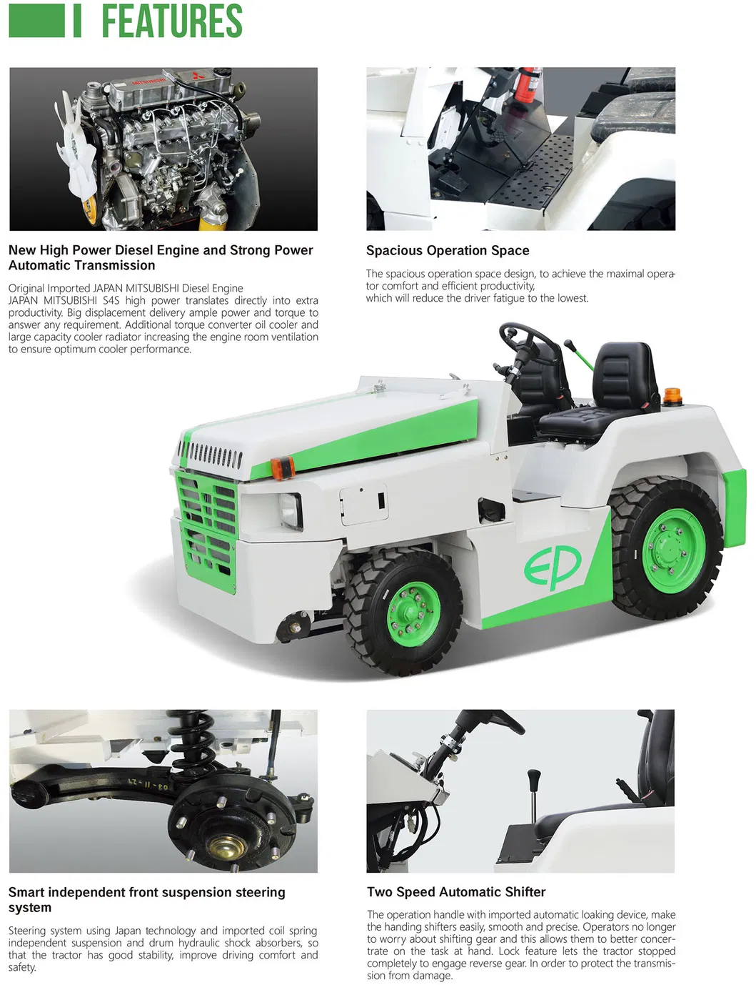 Towing Tractor Detail 1