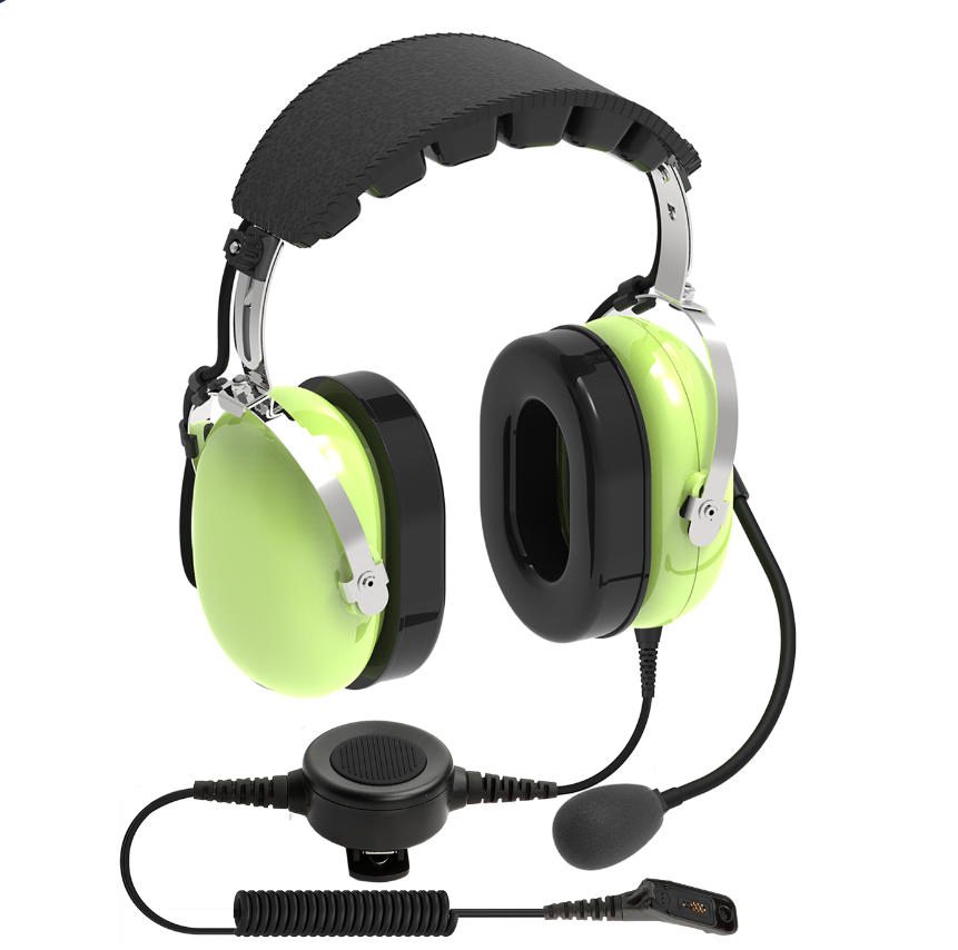 Wireless Nrr Noise Cancelling Aviation Headset Headphone with Nato Nexus Plugs