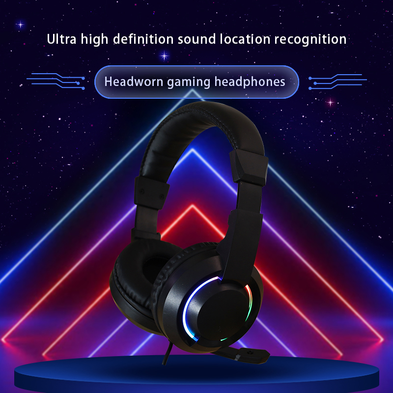 7.1 Surround Headset Noise Cancelling Microphone Wired Gaming Headphone RGB Gamer Earphone Headsets