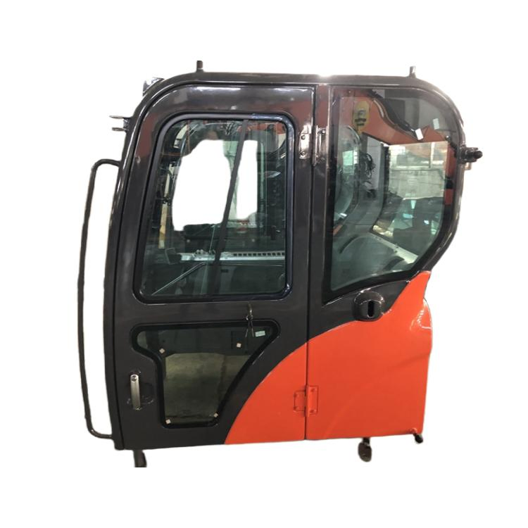 China Supply Comfort Excavator Cabin with Metal Sheet Welding Assembly with Glass Window Small Fire Extinguishers