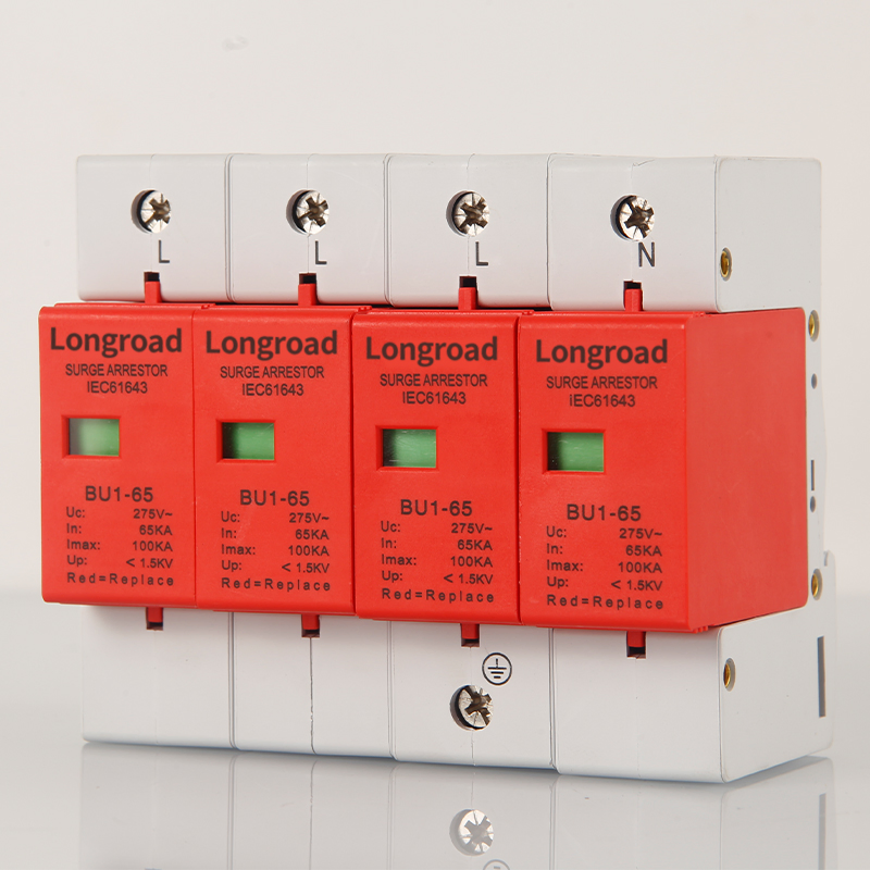 275V/385V 65/100ka Tns Type 2 4p Circuit Power Supply System Surge Protector SPD