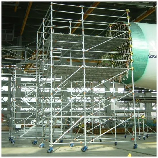 20+ Years Scaffolding Experience with Projects Design Factory Scaffolding for Aircraft Maintenance Project
