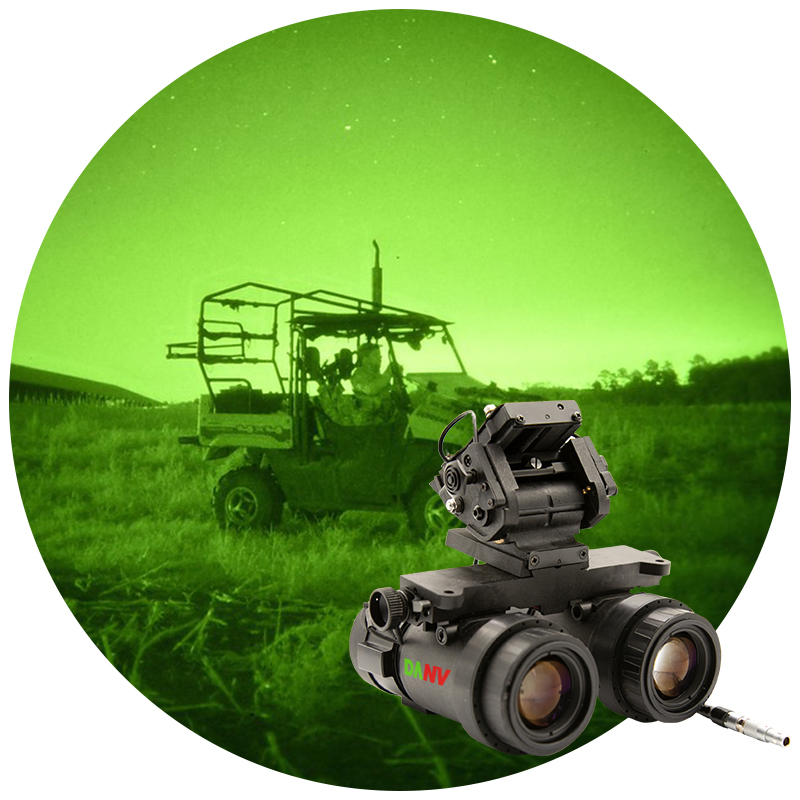 Field of View 40degree Pilot Night Vision System with Image Intensifier Tubes