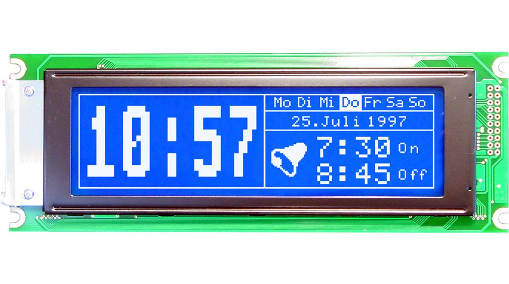 240*64 Graphic Stn LCD Module T6963c 20 Pin Wide Temperature Industrial Display