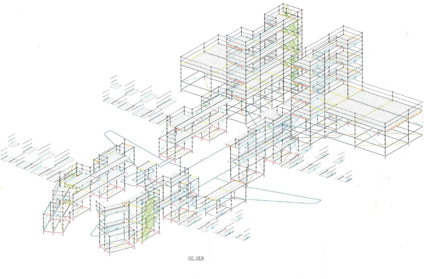 Safe Durable Scaffolding Aircraft Maintenance Project