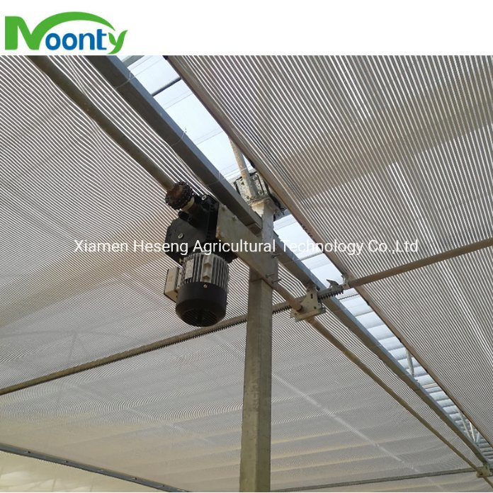 Greenhouse Curtain System for Shade/Energy Saving/Blackout/Light Deprivation Greenhouse with Pinion and Rack
