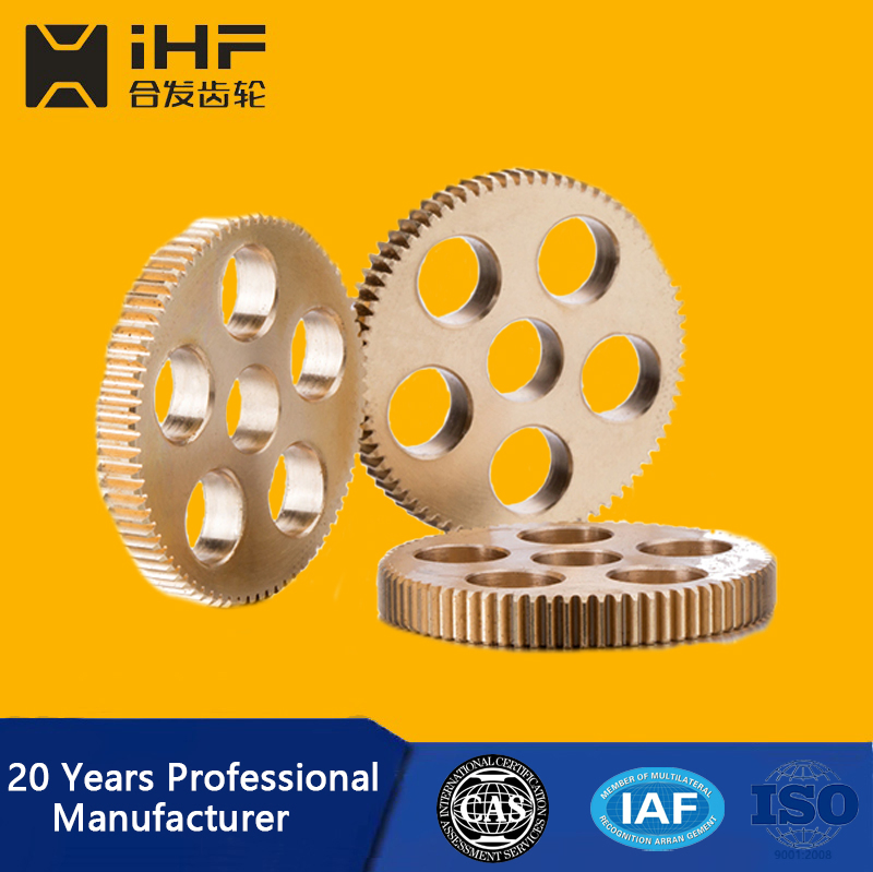 Ihf OEM Customized Precision Small Module Transmission Brass Spur Gears