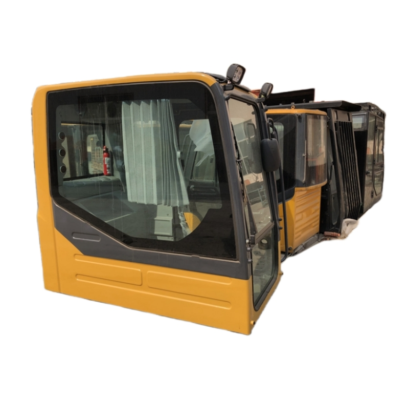 China Supply Comfort Excavator Cabin with Metal Sheet Welding Assembly with Glass Window Small Fire Extinguishers