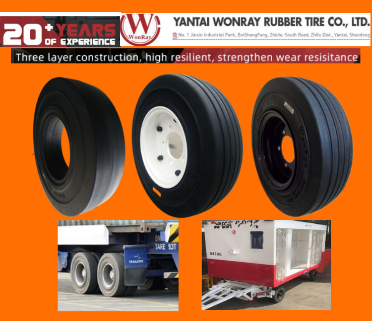 Ground Support Equipments Solid Rubber Tire