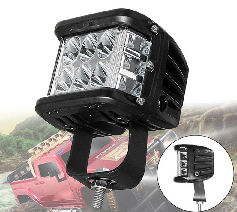 Dual Color 4X4 off Road Motorcycle Bar Light Driving LED Work 72W Tractors LED Lights Truck Light System
