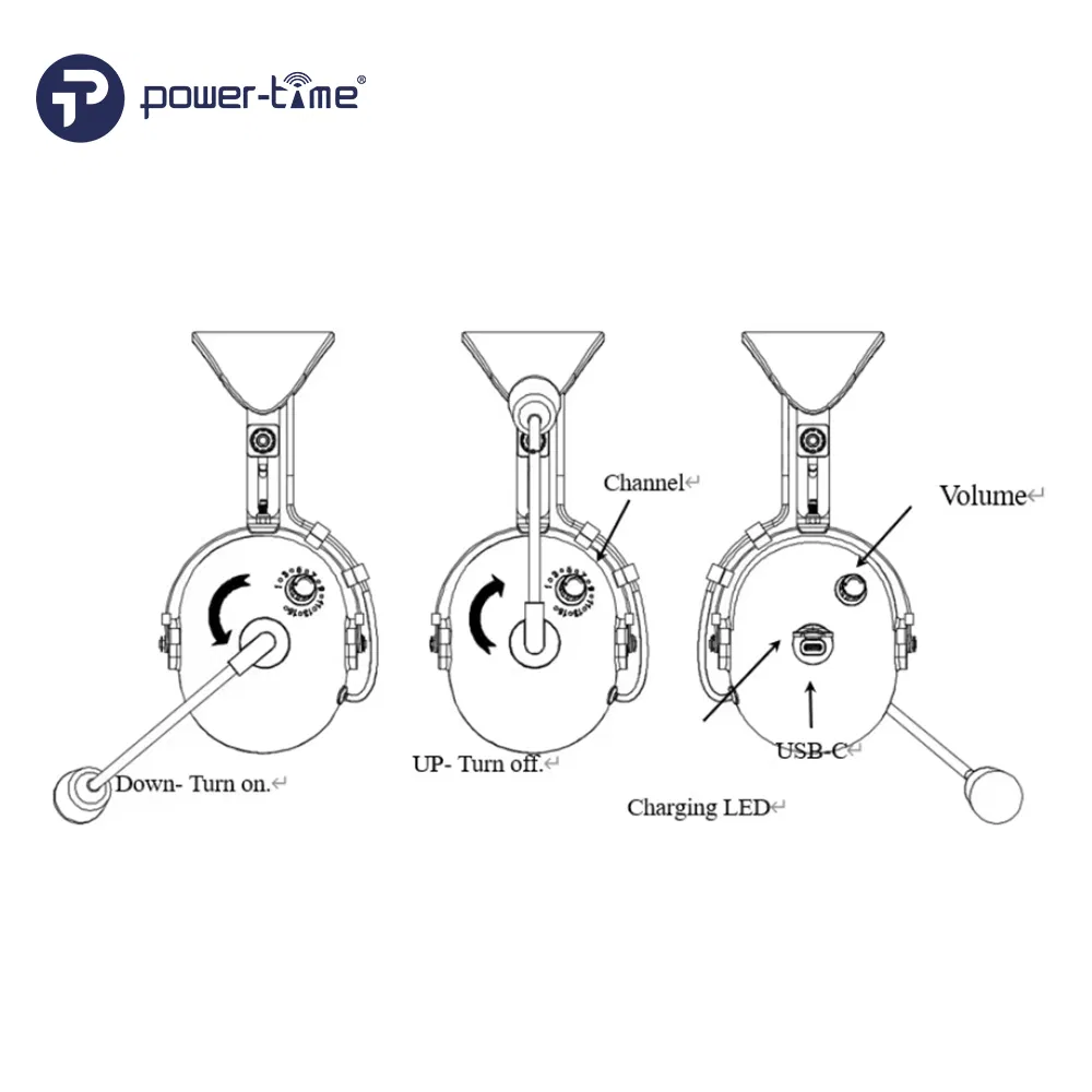Modern AG-6 Aviation Headset Available in Black and Green Color Options