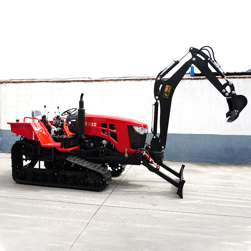 Agricultural Crawler Cultivator Multifunctional Cultivator Plowing and Fertilizing Farmland Ditching Rotary Cultivator