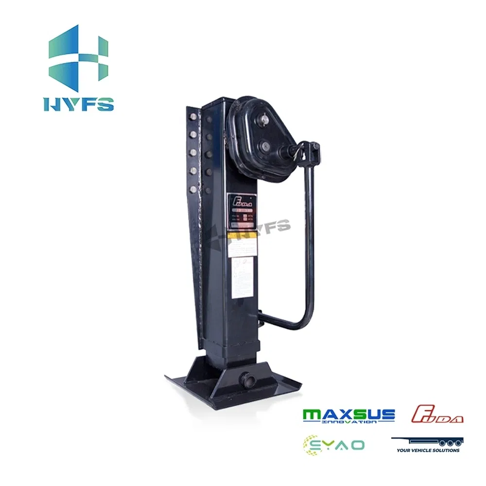 Car Part Weather-Resistant Coated 28-Ton Lifting Capacity Hydraulic Lightweight Aluminum Truck Trailer Support Landing Gear for Box Trailer Secure Standstill