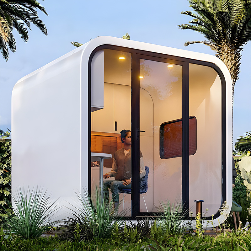 Modular Capsule House Apple Cabin Provides Comfort, and a Beautiful Living