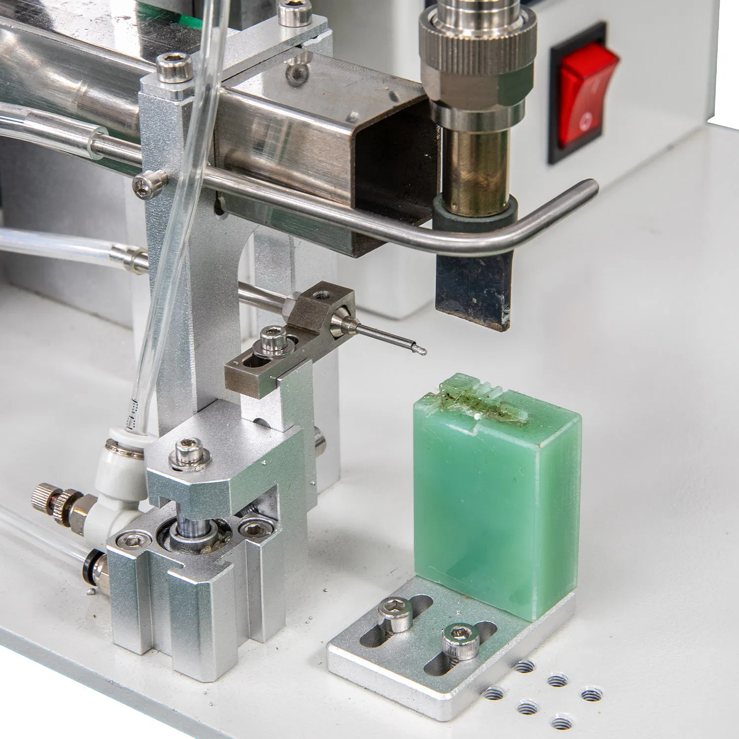 Semi Automatic Aviation Plug Soldering Machine for PCB Board USB Data Cable Signal Line