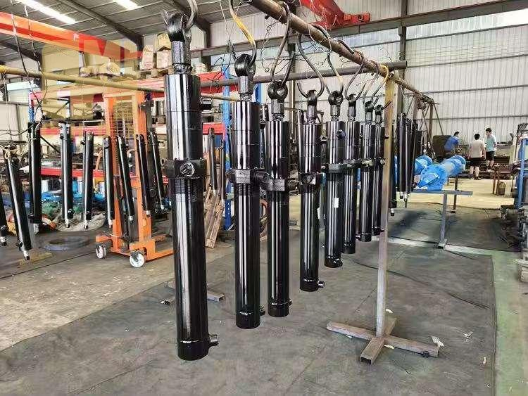 Universal Fit Industrial Press Efficient Flange Mount Double Acting Hydraulic Cylinder