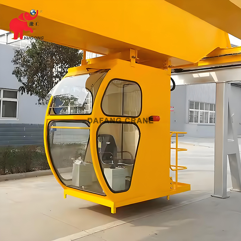 Advanced Design Overhead Crane Operator Cabin Ergonomic Layout Reinforced Structural Frame Impact Resistant Glass High Comfort User Friendly Controls Crane Cab