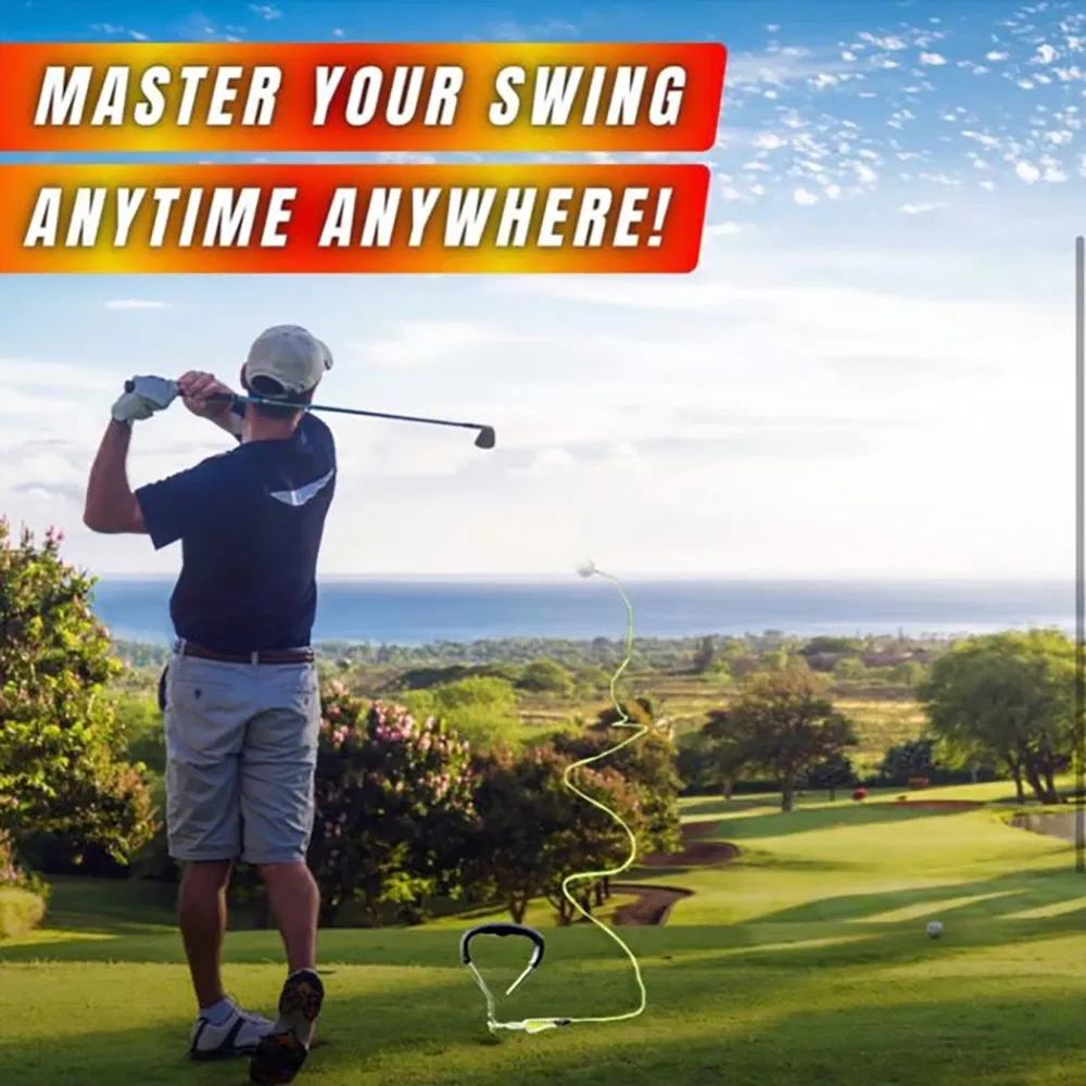 Golf Training Tool Practice Swing Aid for Beginners Suitable for All Ci30191