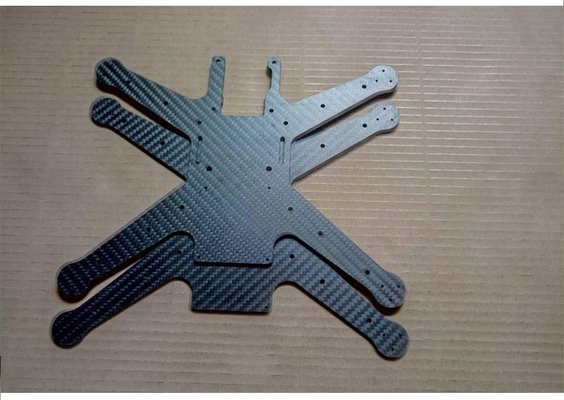 Matte Carbon Fibre Plate Aircraft