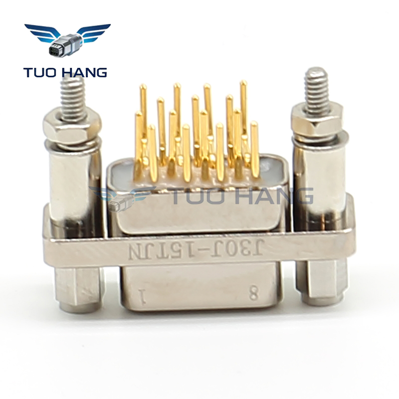 Space-Saving J30j-15tjn Rectangular Connector 15 Pole Ultra-Miniature Micro-D Interconnect for Mdm Series Compatible Avionics Systems
