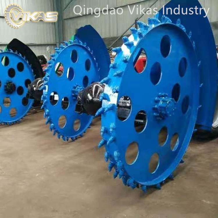 Trancheuse Trincheira Single Ditch Waterpipe Ditching Pipeline Ditcher Trenching Chain Cable 10cm-1m Depth Tractor Mounted Pto Disc Trencher for Sale