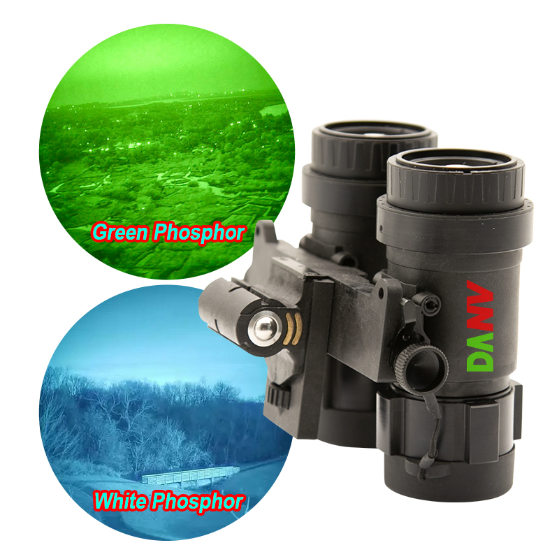 Field of View 40degree Pilot Night Vision System with Image Intensifier Tubes