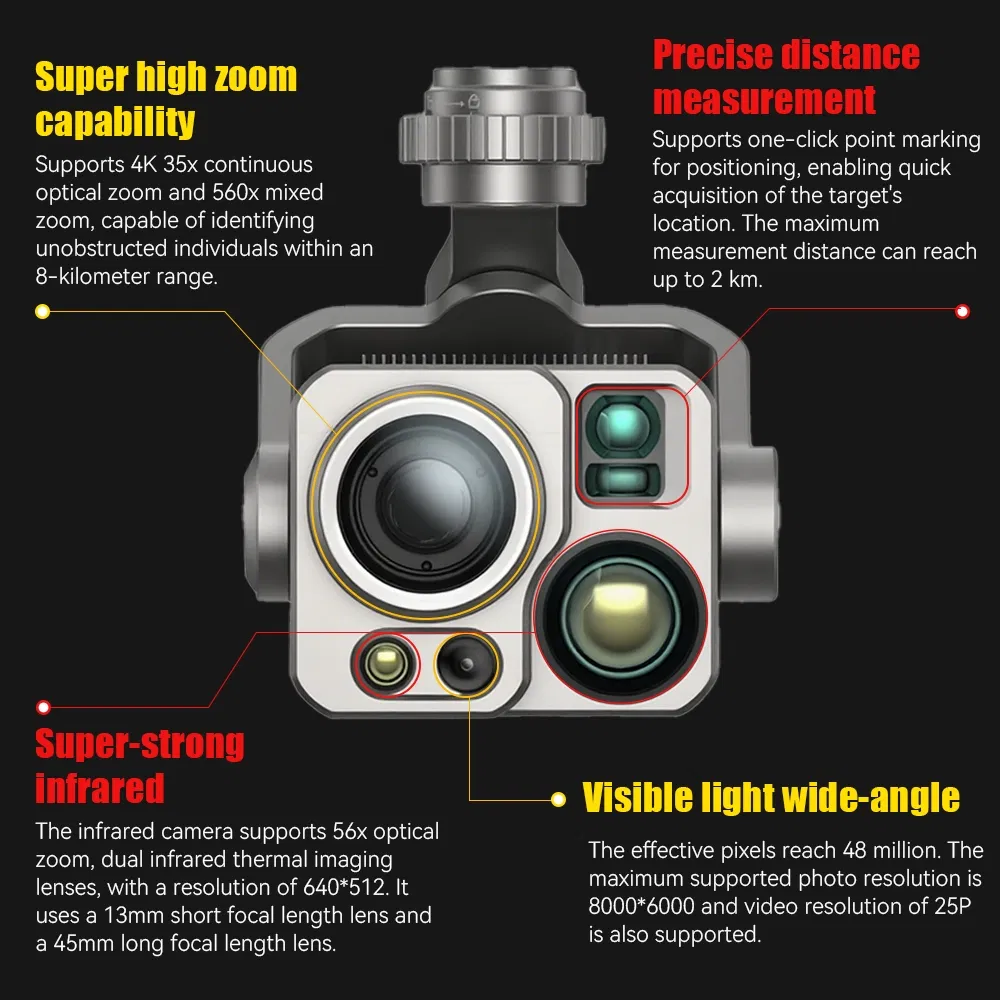 Intelligent Unmanned Aircraft Alpha L35t Uav for Patrol