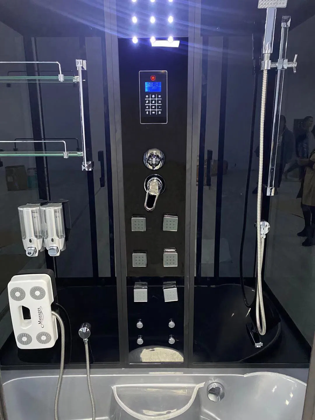 Stylish Shower Cabin Designed for Small Spaces and Maximum Comfort