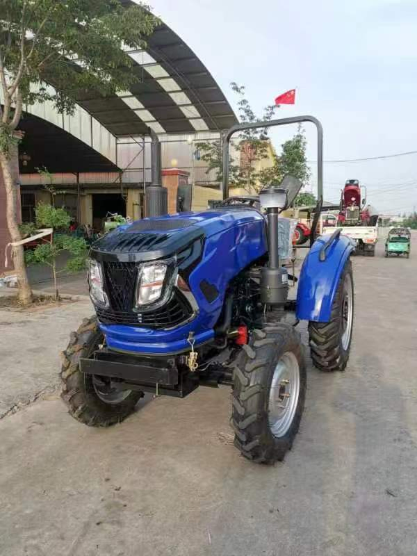 New Rotary Tillerdisc Harrow Plough Ditching Mower Reaper Corn Planter 35HP 4X4 with Sun-Shade Front Loader Mini Farm Tractor