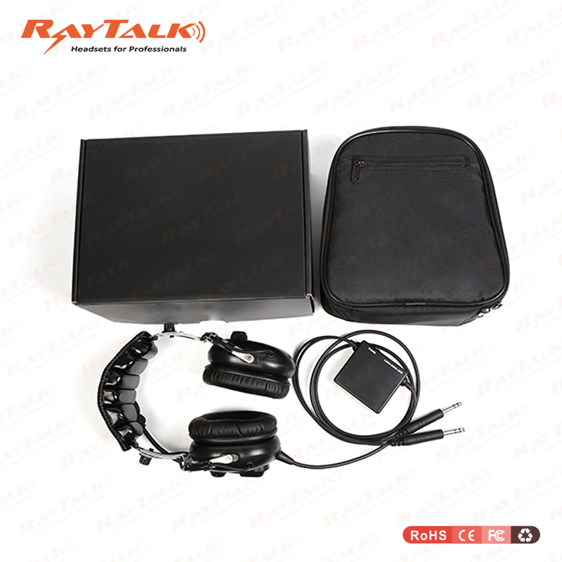 Anr Aviation Headset with Aux Jack Listen Only