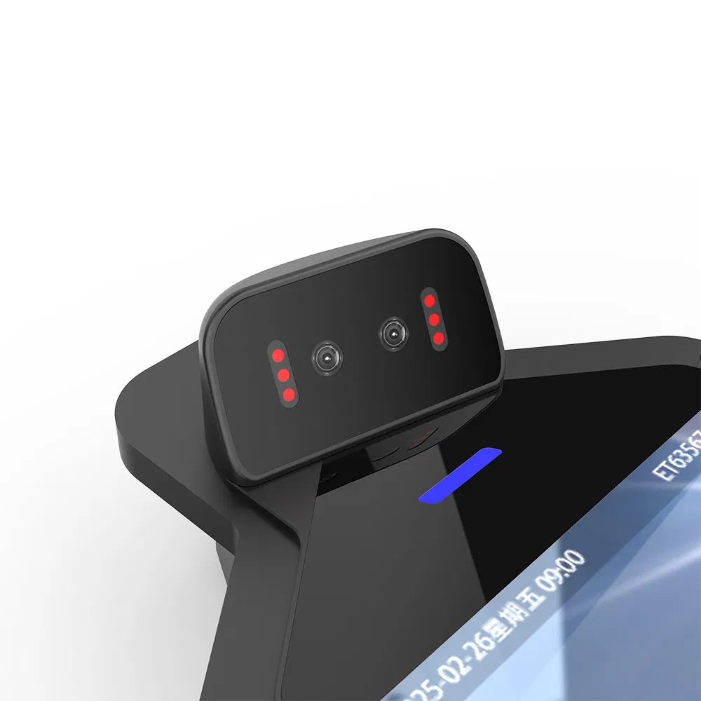 Easco Secure Local Data Storage 50000 Faces Aviation-Grade Aluminum Alloy Biometric Face Terminal for Turnstile Integration Corporate Campus