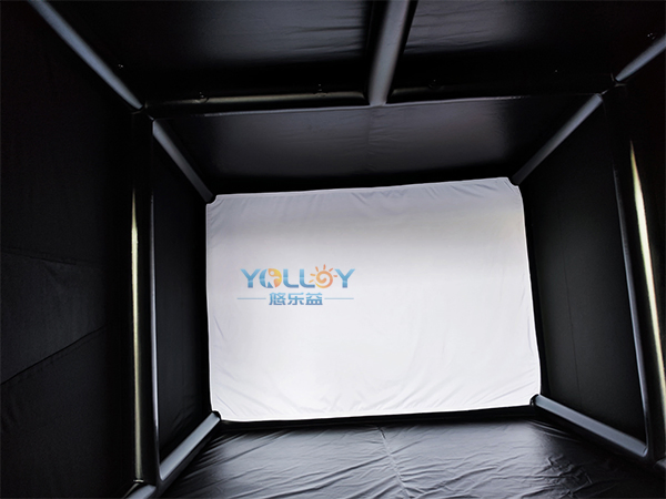 Outdoor Inflatable Golfshot Simulator Tent with Hitting Screen
