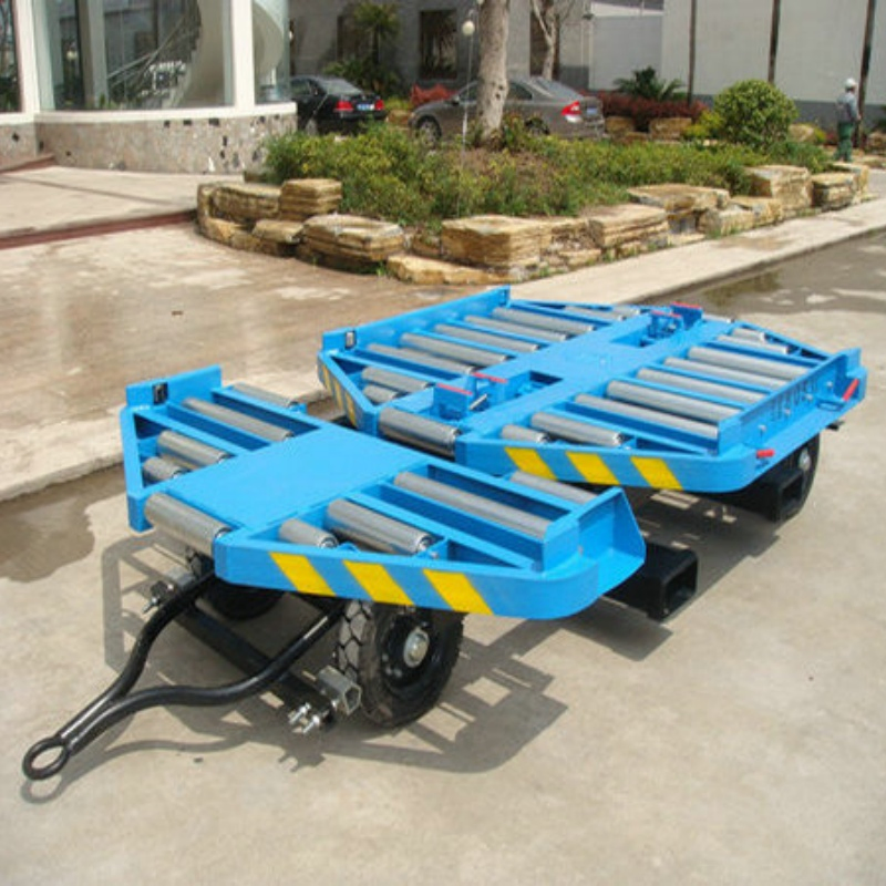 Aviation Pallet Container Dolly Trailer Aircraft Towing Trolley Airport Ground Supporting Equipment