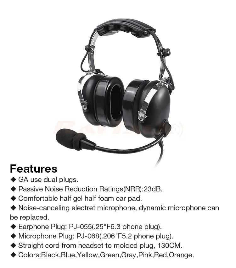 Aviation Headset View 7